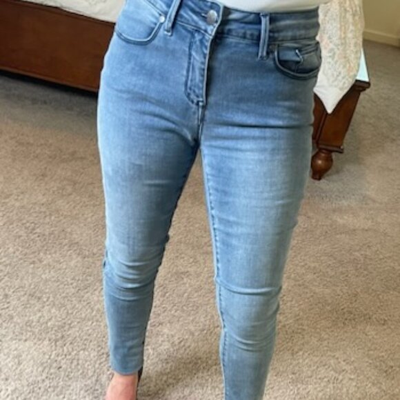 Lola Jeans Women's Blair-MLB Mid-Rise Skinny Jeans, Size 2 (27) - Picture 1 of 13